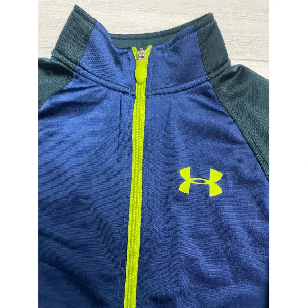 Under armour boys zip up‎ jacket blue youth medium